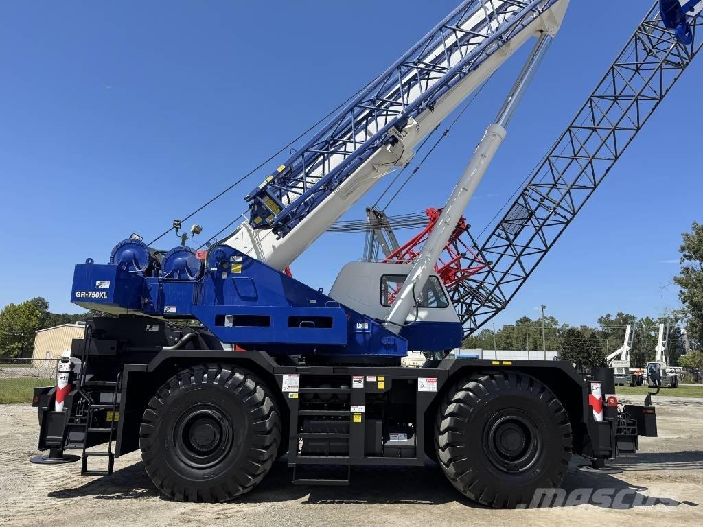 Tadano GR-750XL-3 Neapdoroto reljefo kranai