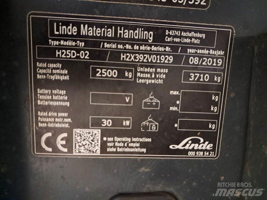 Linde H25D-02 Dyzeliniai krautuvai