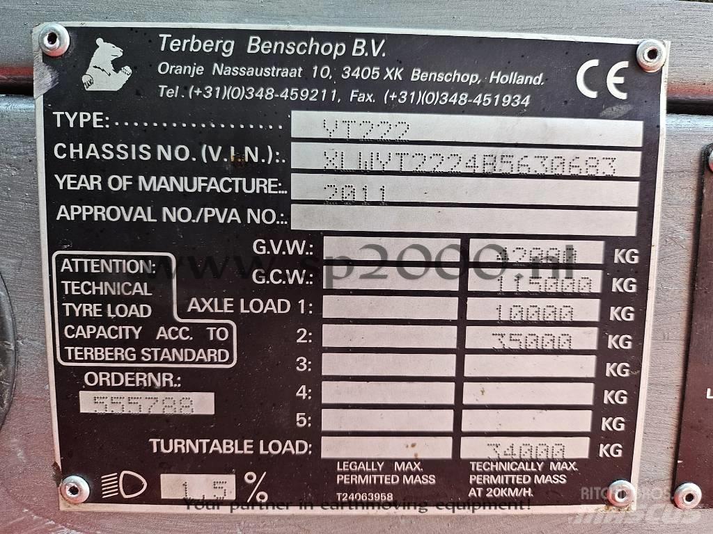 Terberg YT 222 Naudoti terminalų vilkikai