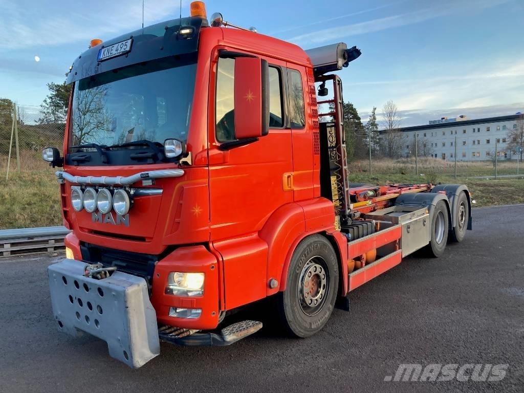 MAN TGS 26.460 LL Sunkvežimiai su keliamuoju kabliu