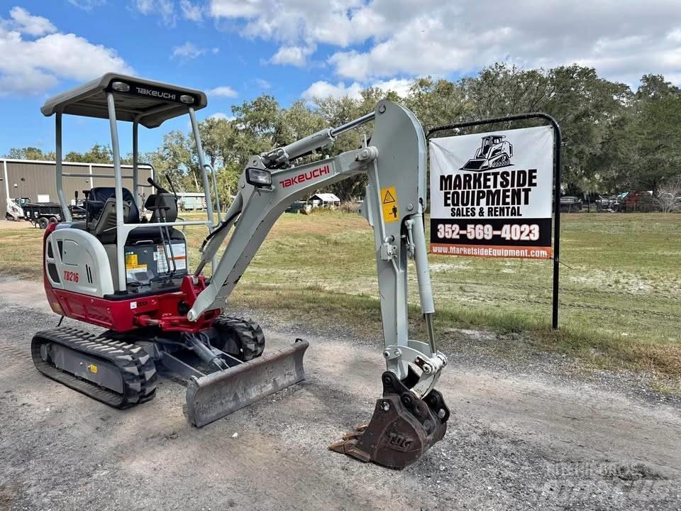 Takeuchi TB 216 Mini ekskavatoriai < 7 t