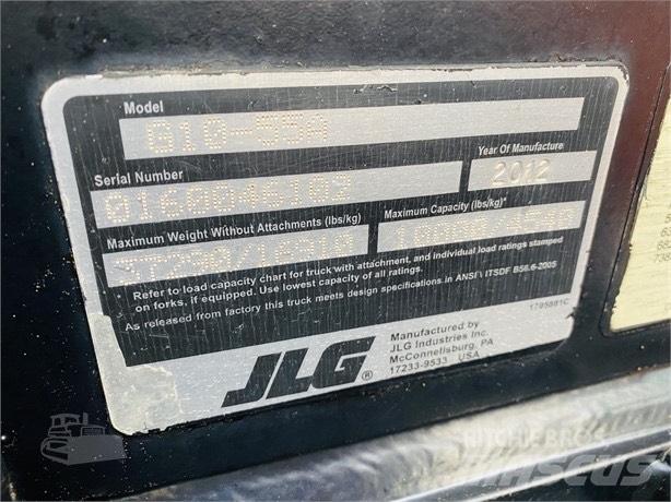 JLG G 10-55 A Teleskopiniai krautuvai