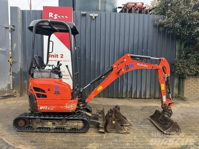 Kubota U 17-3 Mini ekskavatoriai < 7 t