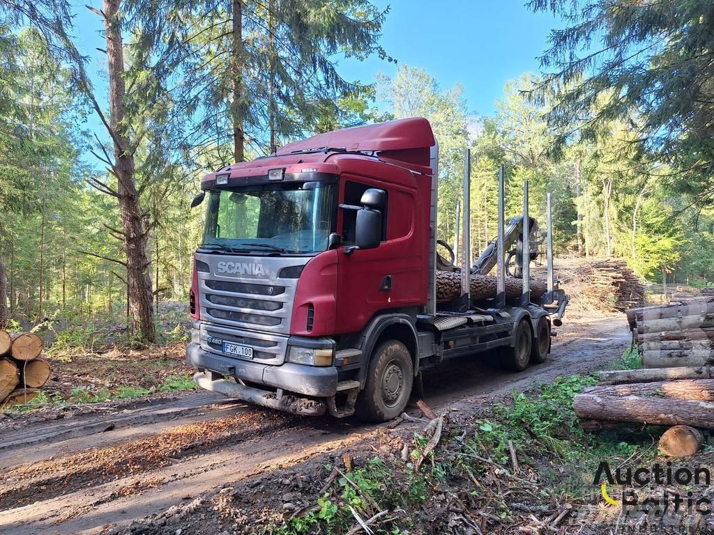 Scania R 480 Miškovežių vilkikai