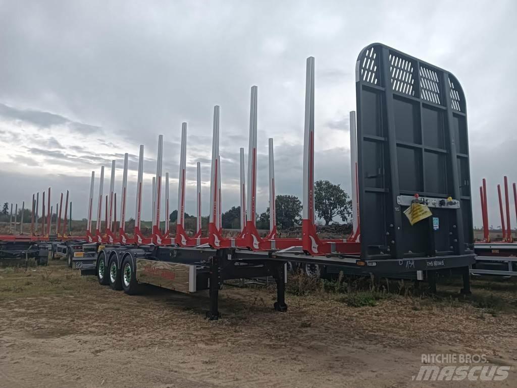  MHS Timber carrier Miškovežių priekabos