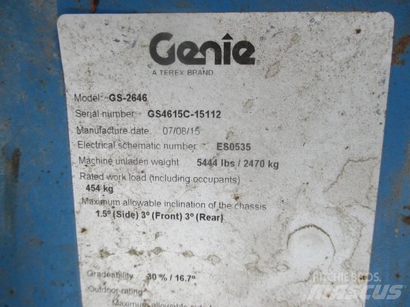 Genie GS 2646 Žirkliniai keltuvai
