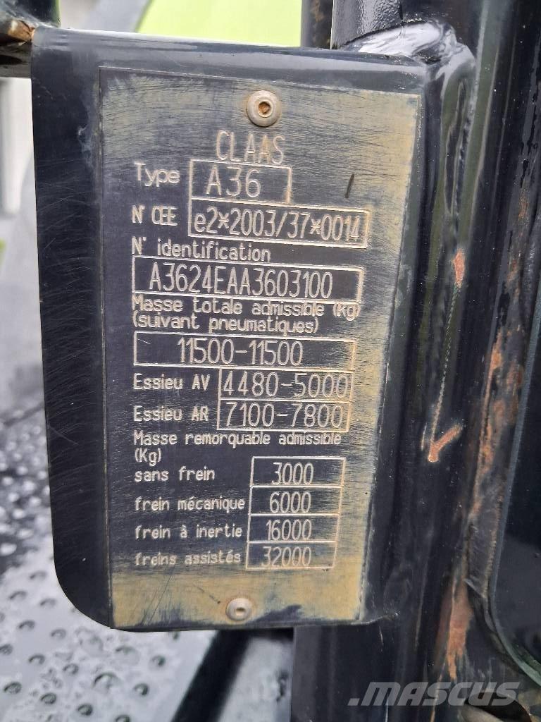 CLAAS Arion 640 Traktoriai