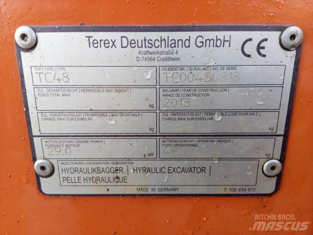 Terex TC 48 Mini ekskavatoriai < 7 t