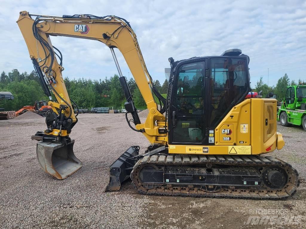 CAT 308CR Vidutinės galios ekskavatoriai 7-12 t