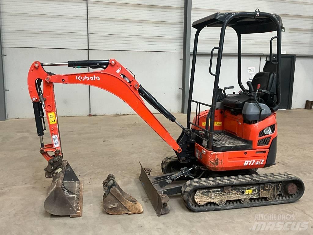 Kubota U 17-3 A Mini ekskavatoriai < 7 t