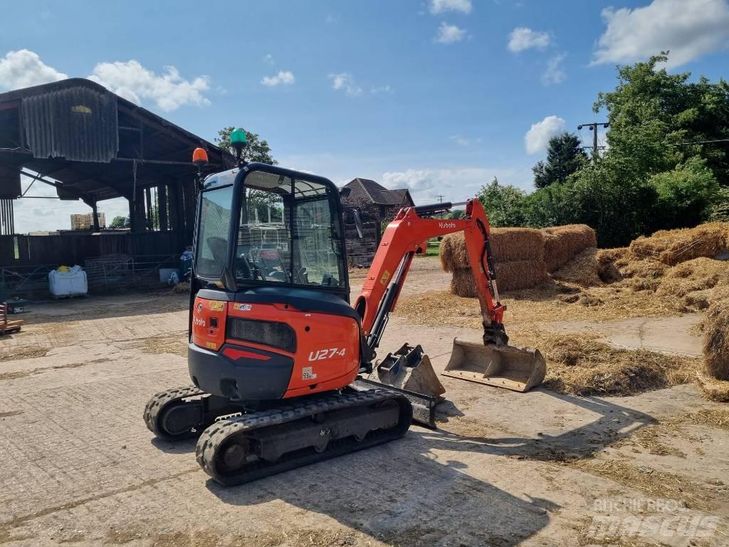 Kubota U 27-4 Mini ekskavatoriai < 7 t