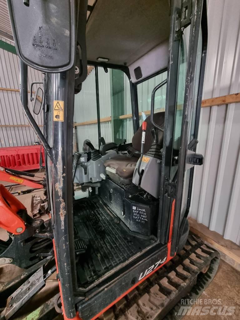 Kubota U 27-4 Mini ekskavatoriai < 7 t
