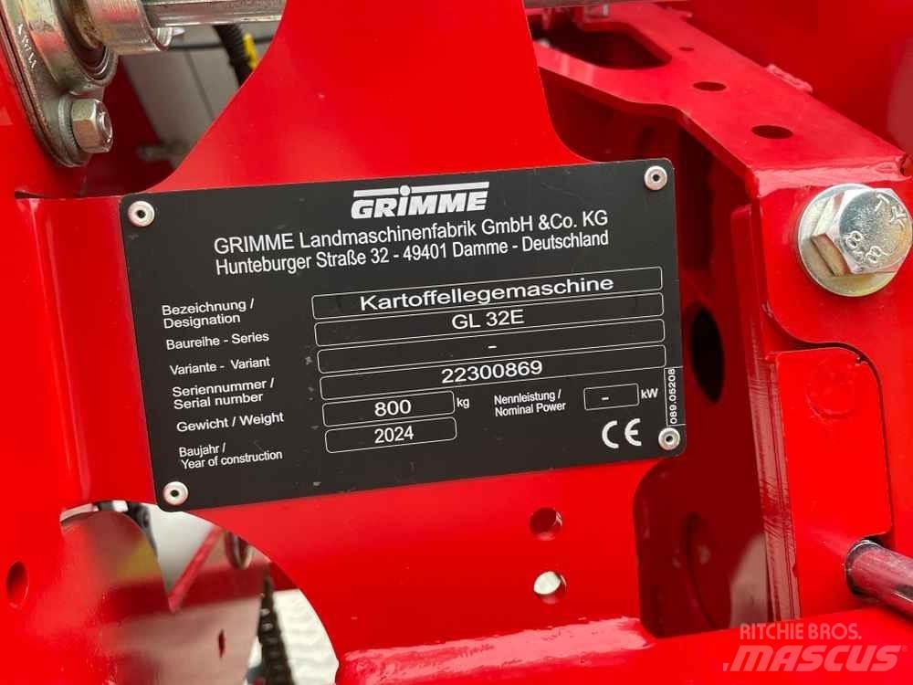 Grimme GL 32 E Bulvių sodinamosios