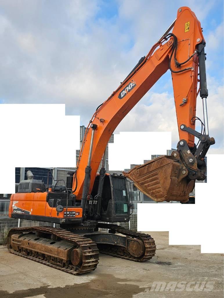 Doosan DX 380 LL-5 Vikšriniai ekskavatoriai