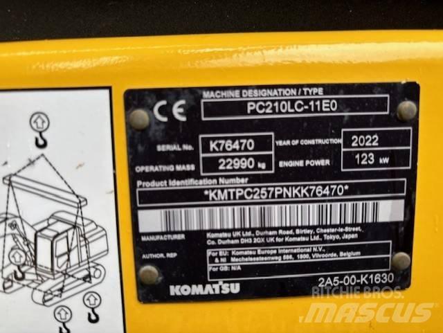Komatsu PC 210 LC-11 Vikšriniai ekskavatoriai