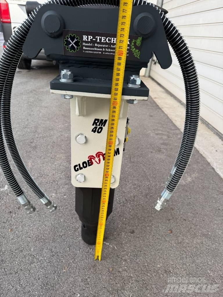  Globram RM40 Mini ekskavatoriai < 7 t
