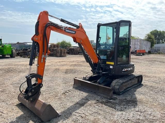 Doosan DX 27 Z Mini ekskavatoriai < 7 t