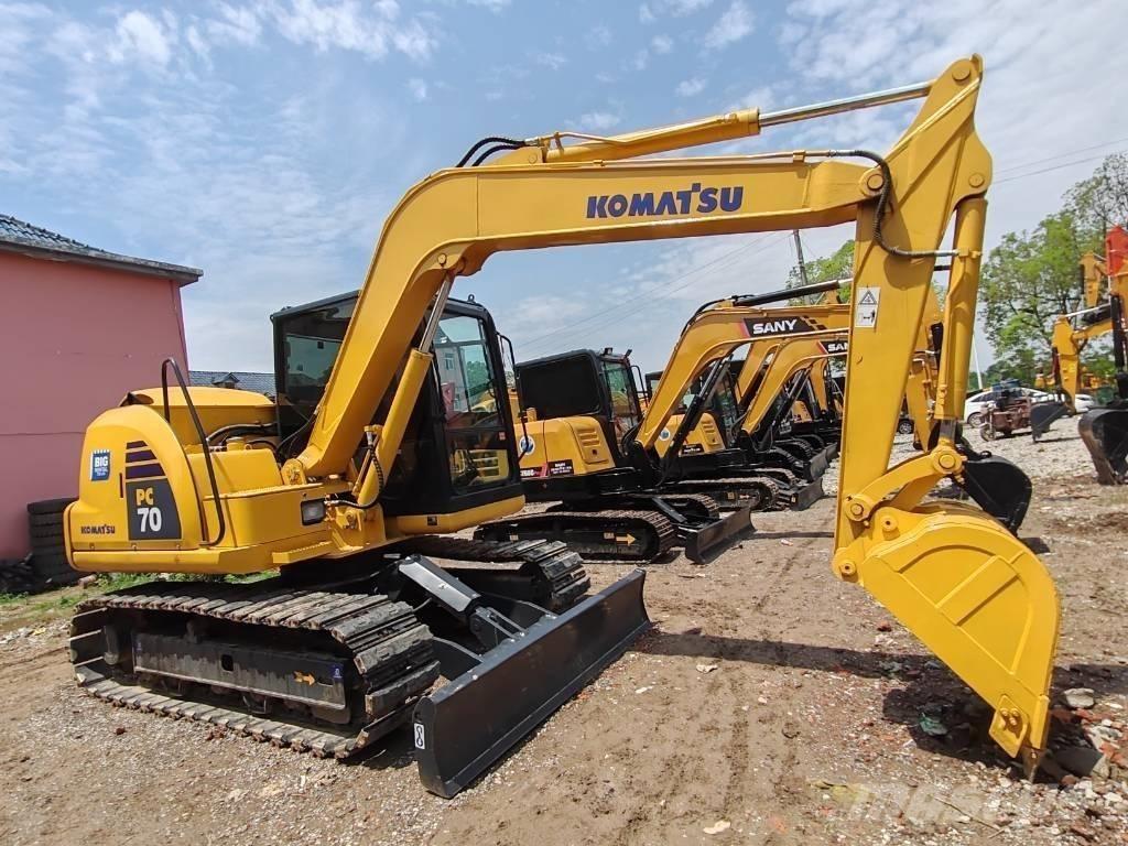 Komatsu PC 70 Vidutinės galios ekskavatoriai 7-12 t