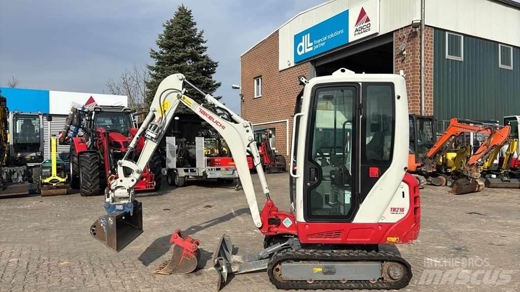 Takeuchi TB216 Mini ekskavatoriai < 7 t