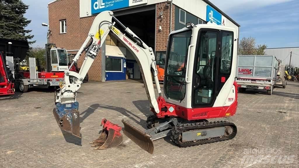 Takeuchi TB216 Mini ekskavatoriai < 7 t