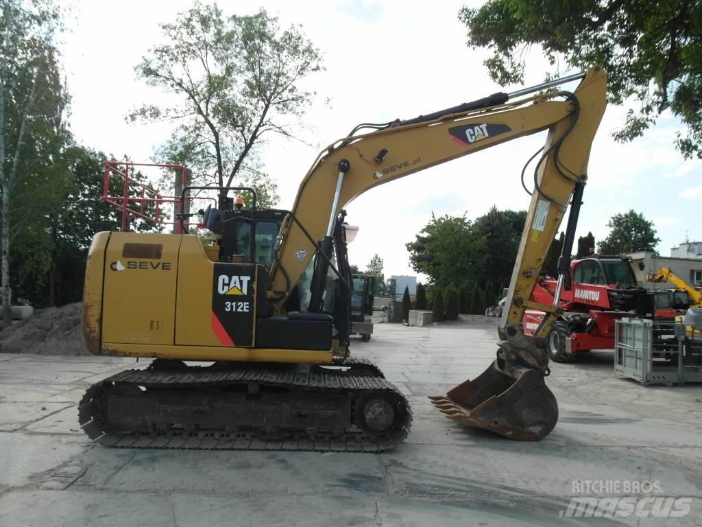 CAT 312 E Vikšriniai ekskavatoriai