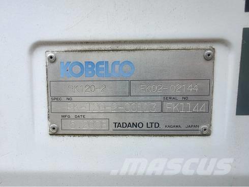Kobelco RK120-2 Neapdoroto reljefo kranai