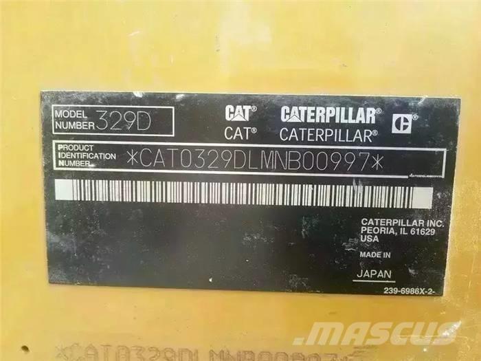 CAT 329 D L Vikšriniai ekskavatoriai