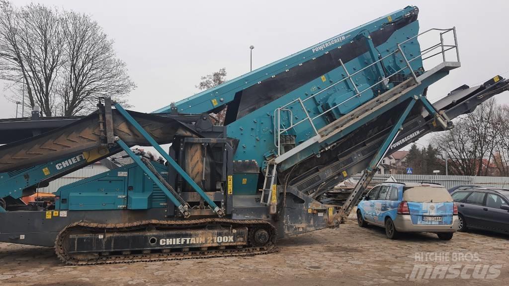 PowerScreen 2100 Mobilūs sietai