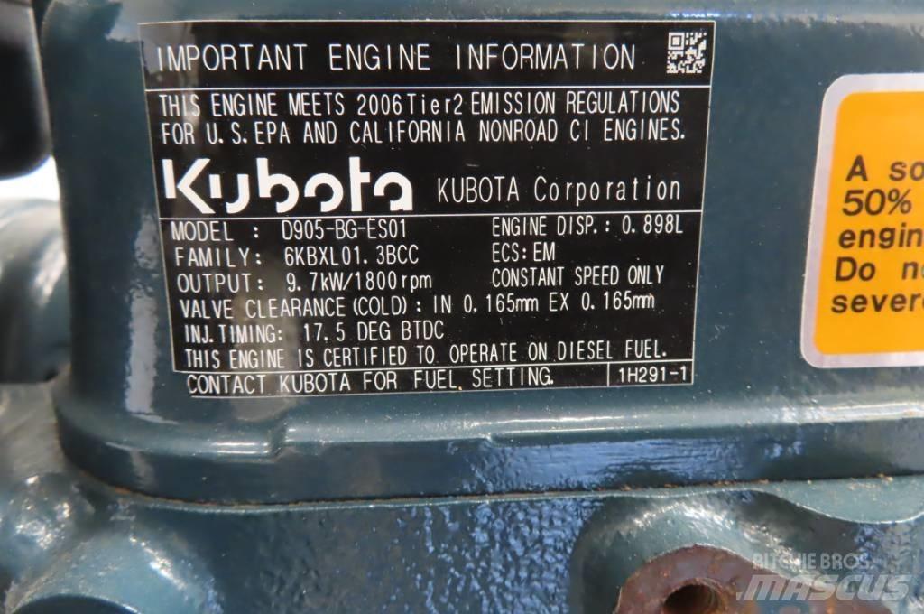 Kubota D905 Varikliai