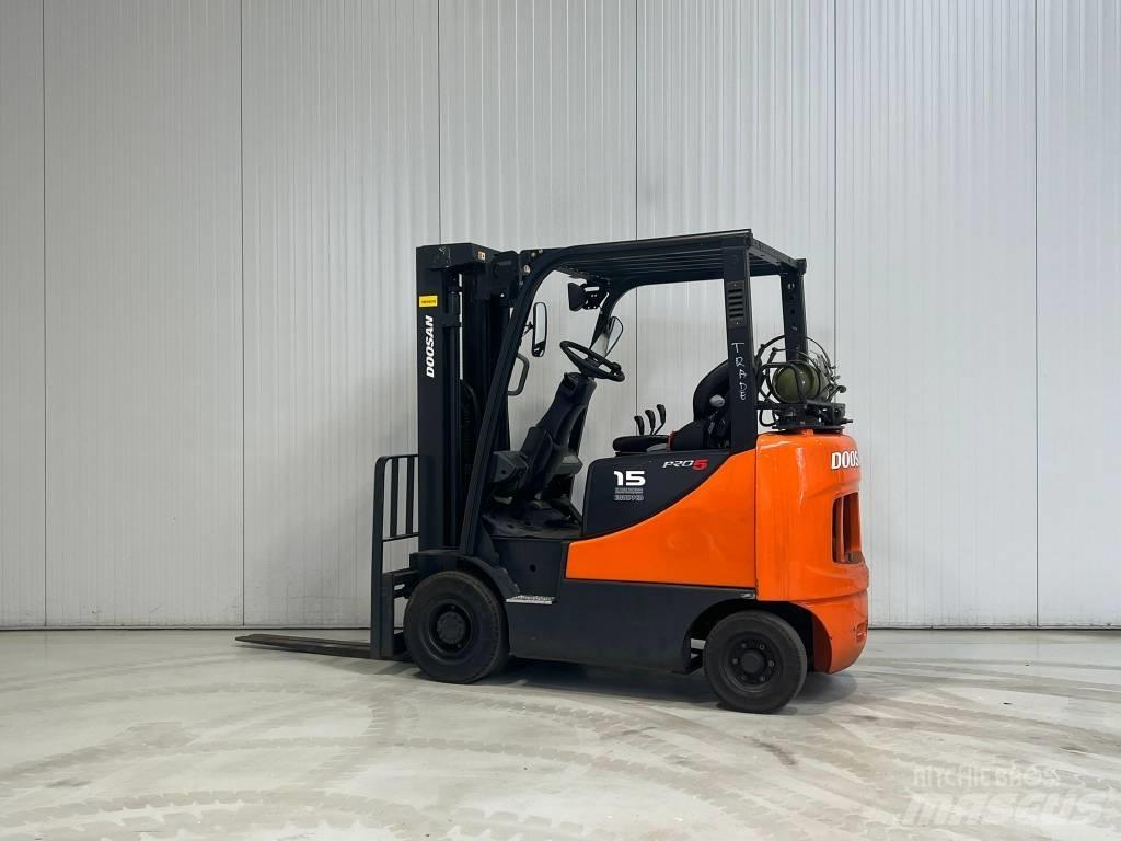 Doosan G15S-5 LPG (dujiniai) krautuvai