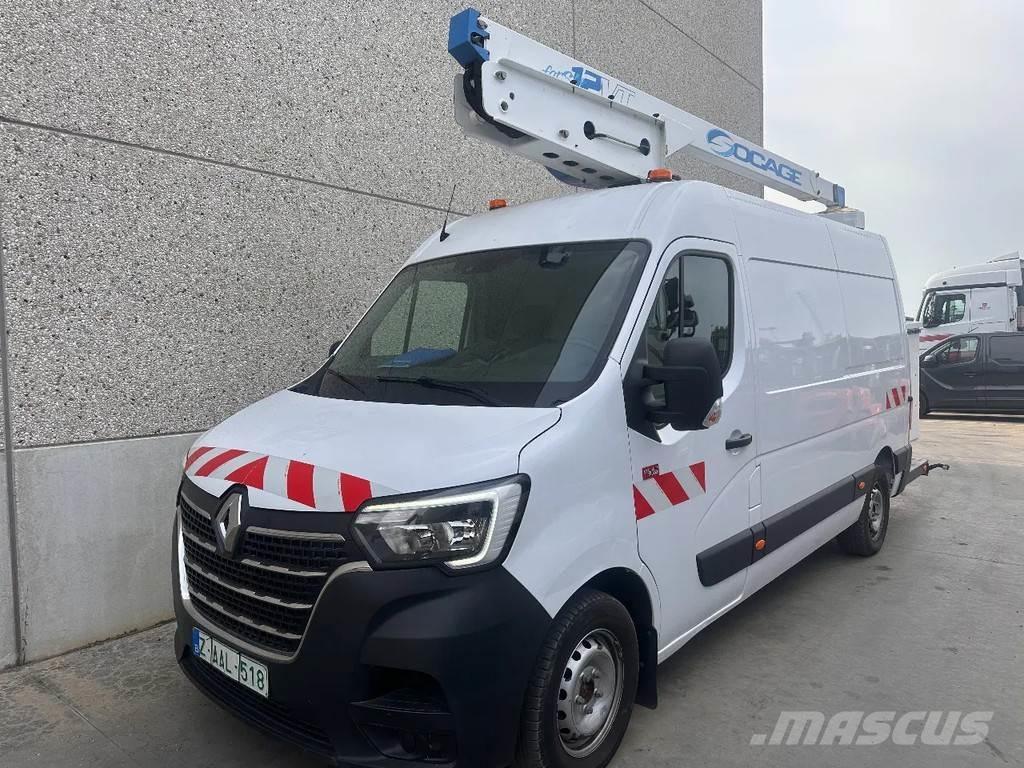 Renault Master 145 Ant vilkikų montuojamos kėlimo platformos