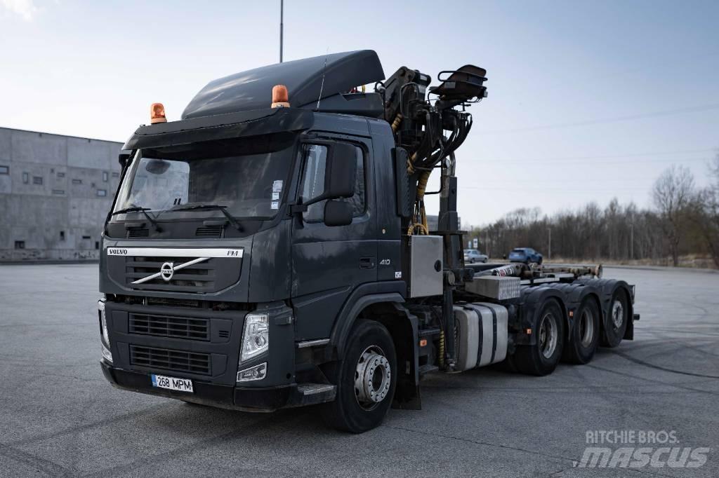 Volvo FM 410 Sunkvežimiai su keliamuoju kabliu