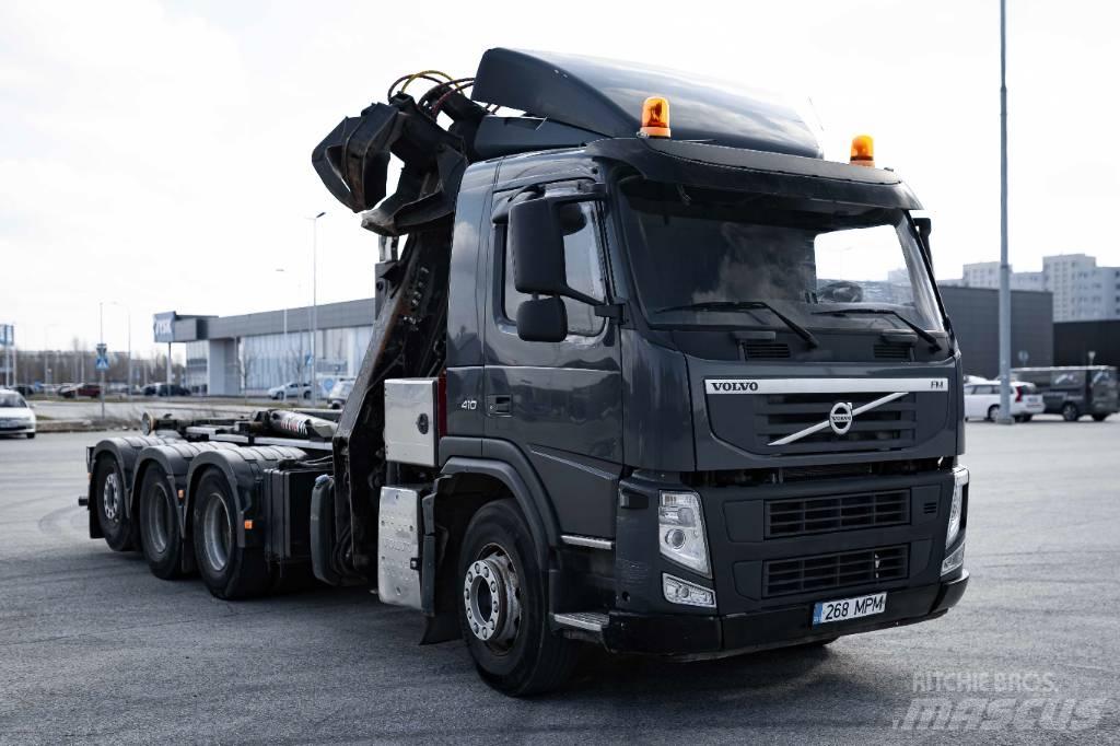 Volvo FM 410 Sunkvežimiai su keliamuoju kabliu