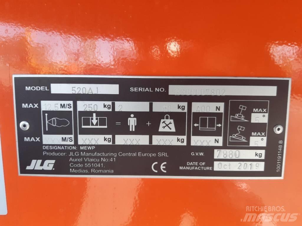 JLG 520 AJ Alkūniniai keltuvai