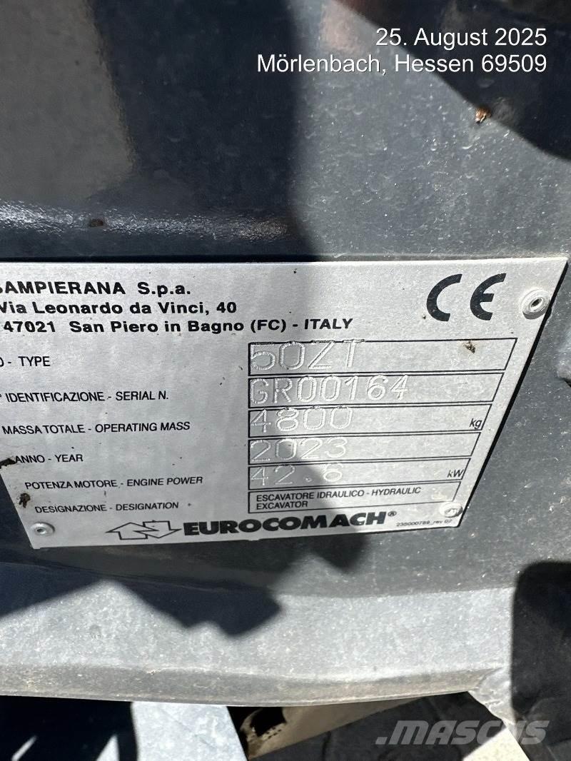 Eurocomach 50ZT Mini ekskavatoriai < 7 t
