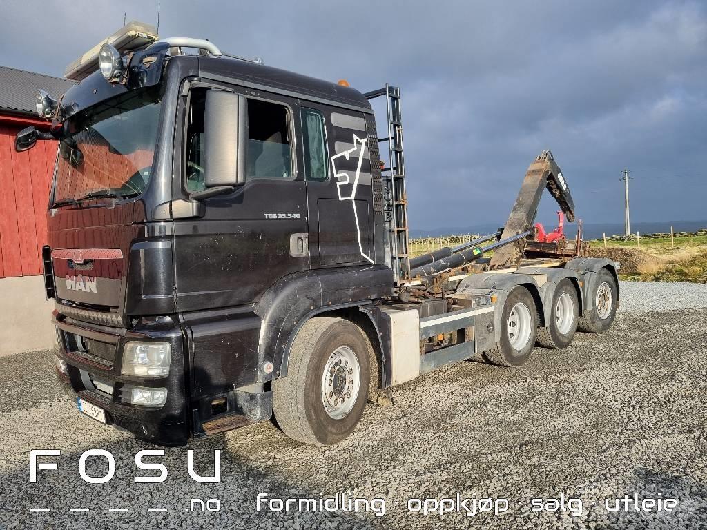 MAN TGS 35.540 Sunkvežimiai su keliamuoju kabliu