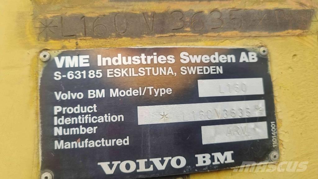 Volvo L 160 Naudoti ratiniai krautuvai