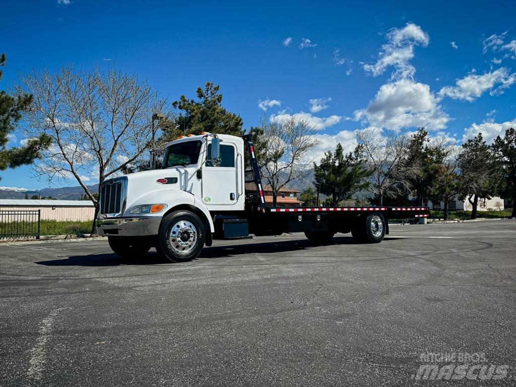 Peterbilt 337 Platformos/ Pakrovimas iš šono