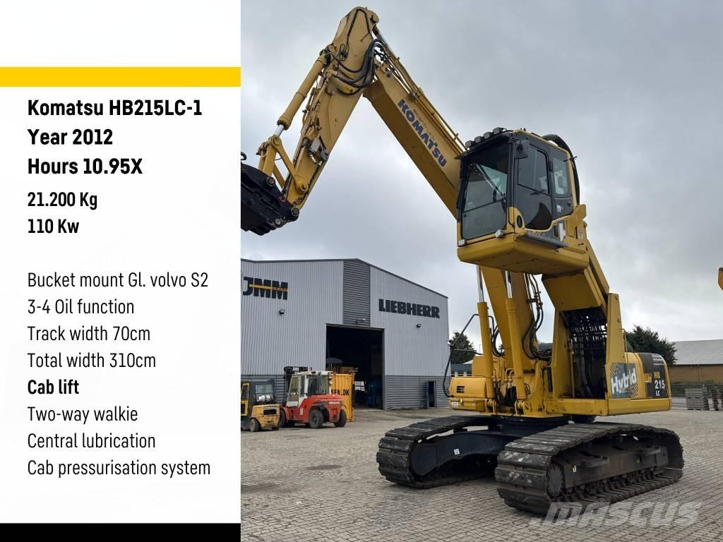Komatsu HB215LC-1 Atliekų / pramoniniai krautuvai
