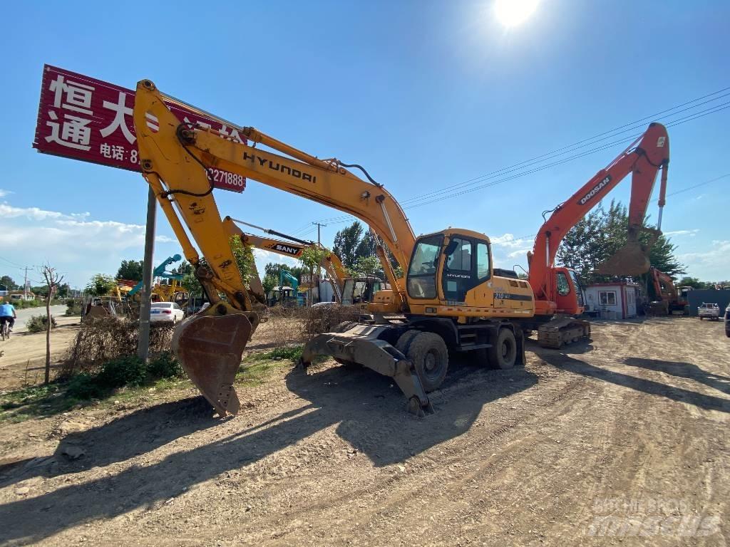 Hyundai 210w Ratiniai ekskavatoriai