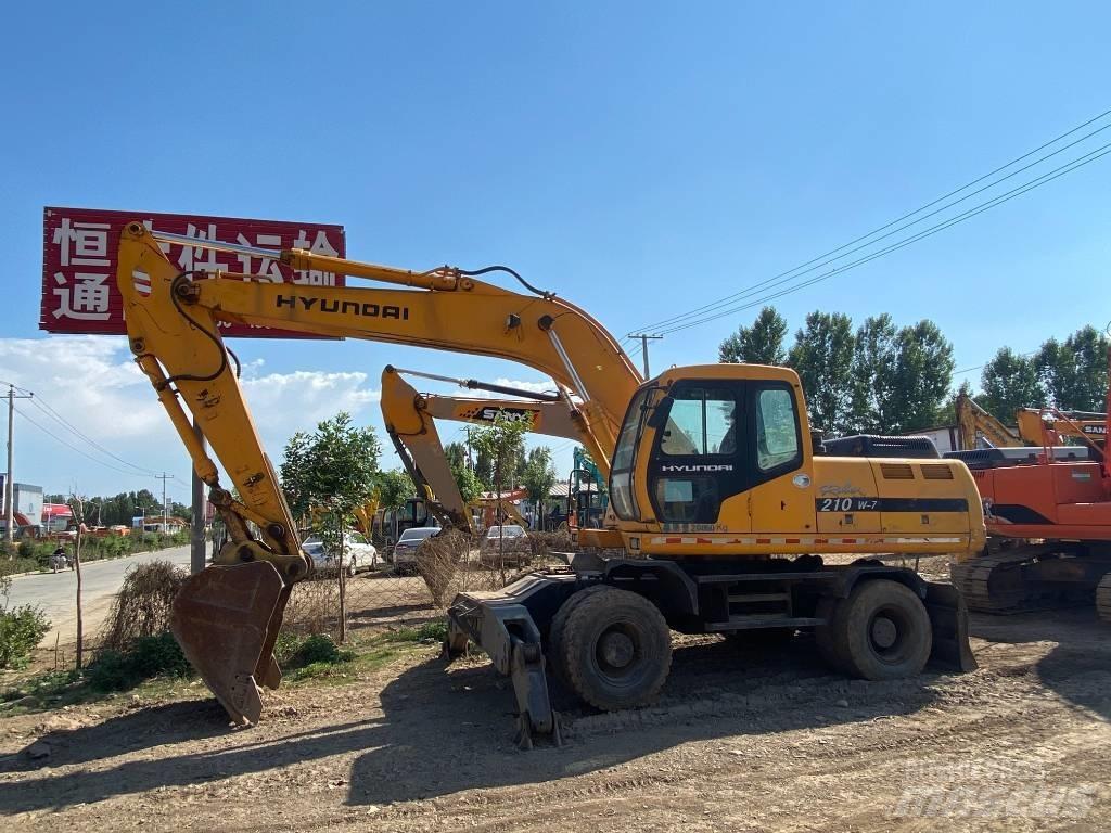 Hyundai 210w Ratiniai ekskavatoriai