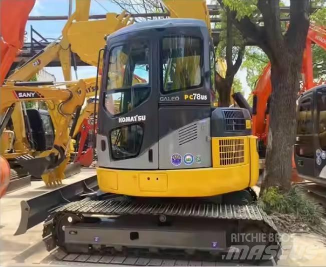Komatsu PC78US Vidutinės galios ekskavatoriai 7-12 t