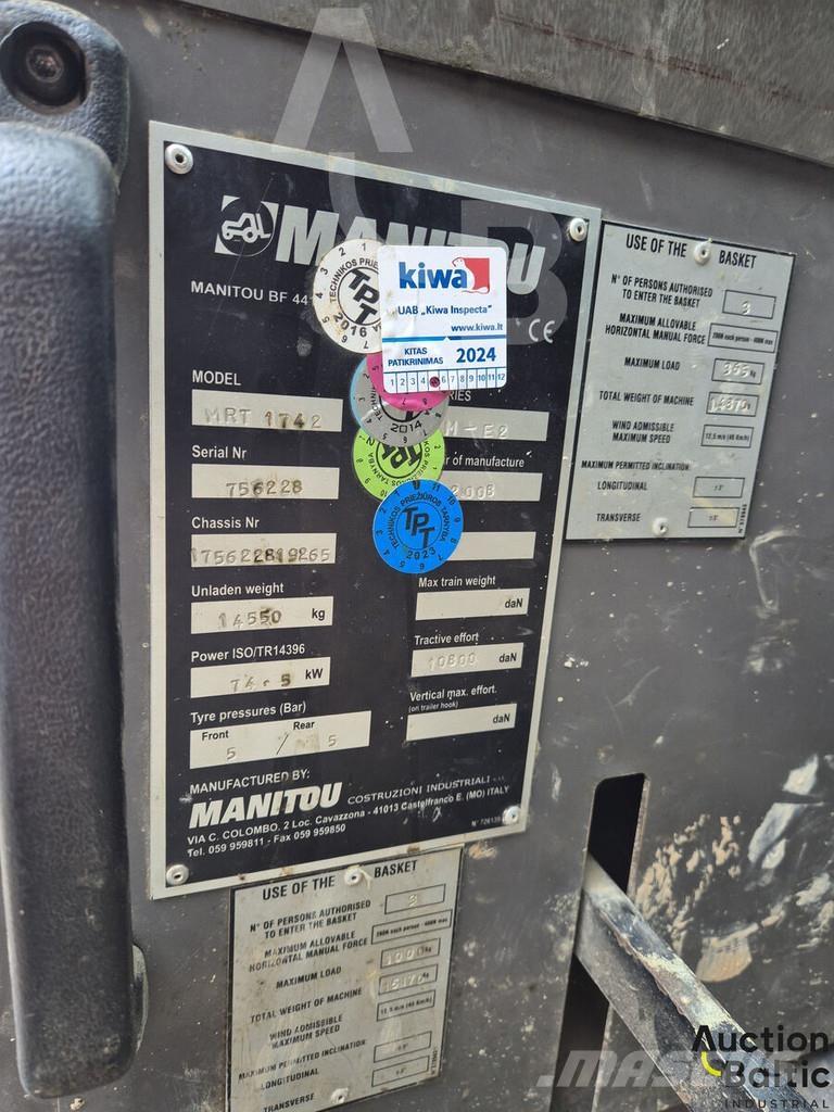 Manitou MRT 1742 Teleskopiniai krautuvai