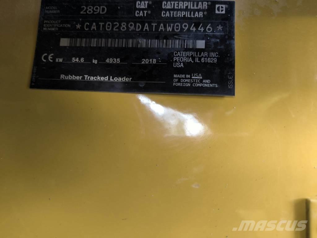 CAT 289D HF XPS Krautuvai su šoniniu pasukimu
