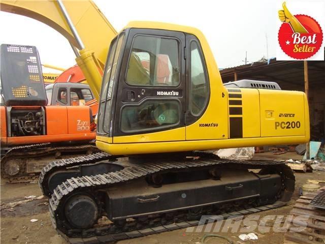 Komatsu PC 200 Vikšriniai ekskavatoriai