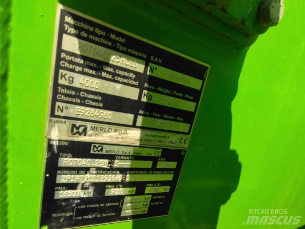 Merlo 40.25 Teleskopiniai krautuvai