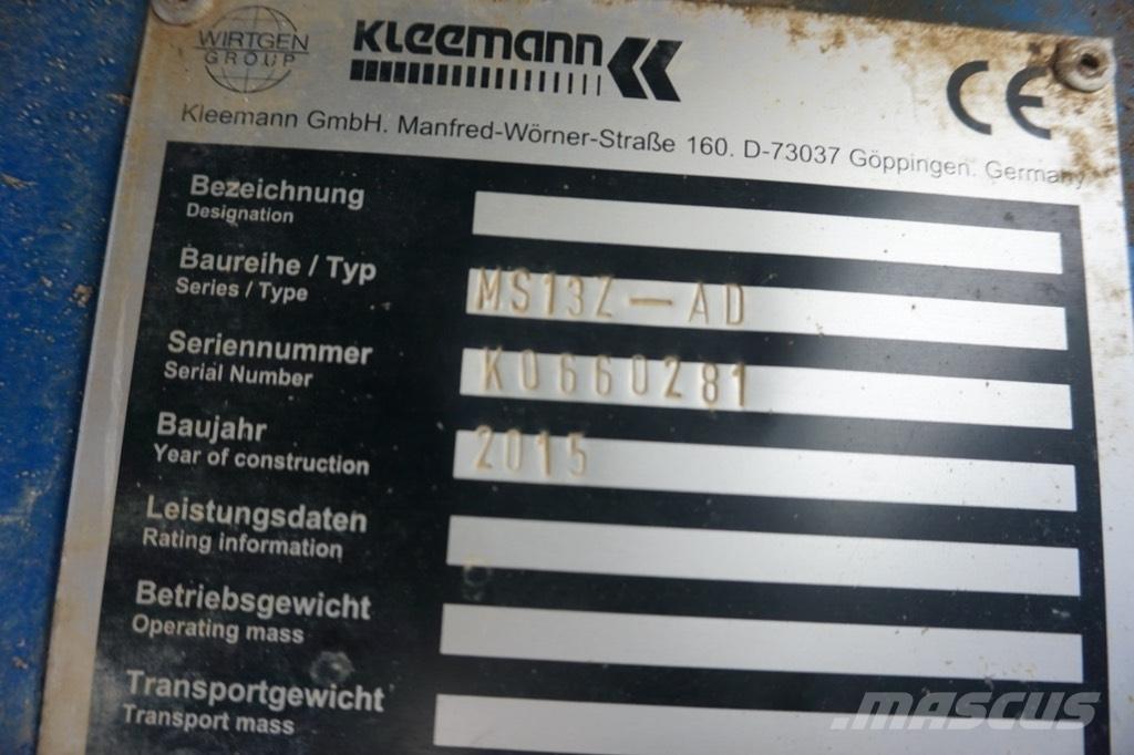 Kleemann MS 13 Z Mobilūs sietai