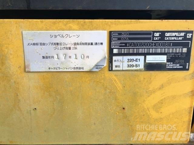 CAT 320-07A Vikšriniai ekskavatoriai