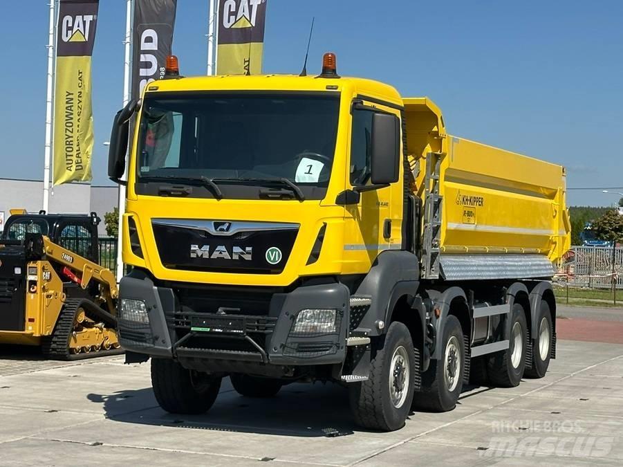 MAN TGS 41.460  8X8 Savivarčių priekabų vilkikai
