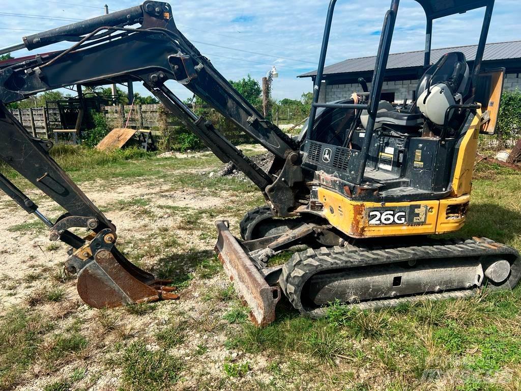 John Deere 26G Mini ekskavatoriai < 7 t